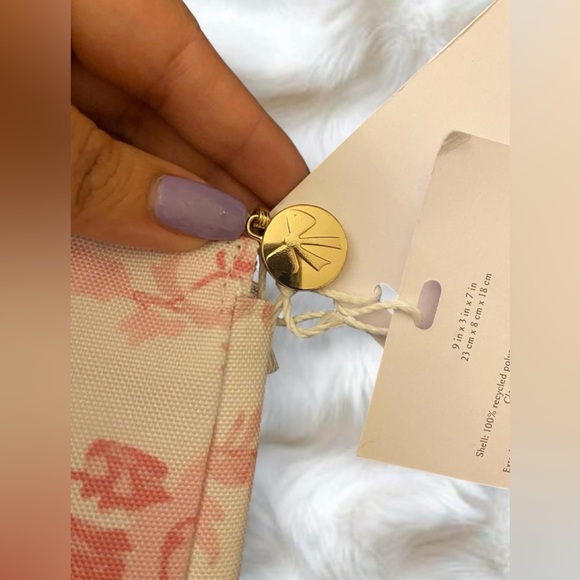 LoveShackFancy Pink Coquette Floral Waterproof Pouch - Picture 4 of 4